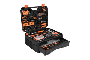 328 Piece Tool Set Tool Kit Toolbox Storage Case with Drawer General Household Hand Tool Kit Perfect for Home & DIY Repairs