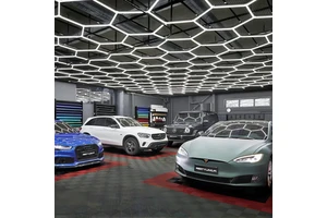 Factory Price Hexagon LED Exhibition Lighting High Quality Hexagon Garage LED Lights