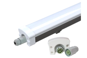 Parkade IP65 Alu LED Tri-proof Light Flicker Free Color Temperature Optional Emergency Dimmable Sensor Optional 5 Years Warranty