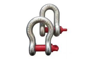 G-209 US Type 6x Safety Anti-Corrosion Bow Shackle Heavy Duty Dee Shackle for Industrial Crane Lifting Tasks