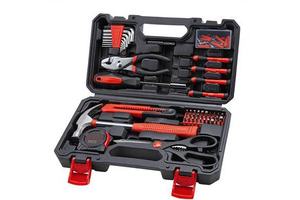 Hot Selling Carbon Steel Household Tool Set with Hard Case Repair Hand Tool Set Kit Box Toolbox Combo Storage Case
