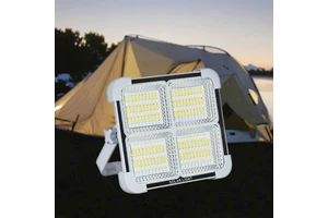 Portable Solar Powered LED Lights for Outdoor Camping & Household Emergency Flip Battery Floodlights for Garden Use