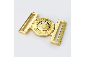 New Custom Design Alloy Clothing Decoration Buckle Coat Belt Accessories Auto Release Metal Belt Buckle