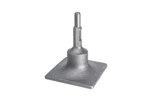 Electric Rammer Flat Seat Pick Chisel Vibration Soil Breaking Hammer Alloy Steel Tip Steel Handle Handguard Industrial Grade