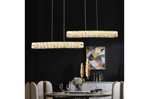 Luxury Modern Crystal Ceiling Lamp Pendant Light for Living Room Decor for Home or Hotel Indoor