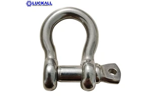 High Quality Stainless Steel 316 Us Type Forged BC Bow Shackle With Screw Pin 5/16"