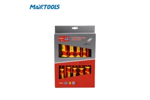 Professional 9PCS VDE 1000V Insulated Screwdriver Set CR-V Electrician Hand Tools IEC 60900 Magnetic Tip OEM ODM
