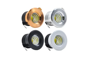 LED Ceiling Lamp Recessed Small Spot Light 3W COB Showcase Cabinet Wine Display Spotlight with LED Driver