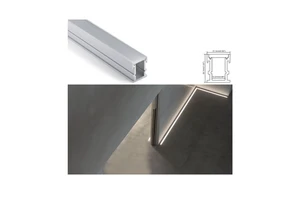 Led Aluminum Profile U Shape Underground Lamp Groove Inground Light Recessed Led Floor for Floor Lighting
