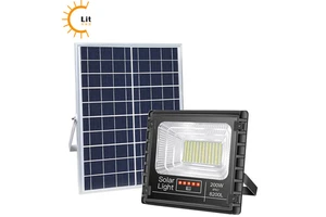 Solar Floodlight LED Portable Spotlight High Lumens Aluminium Lamp Led Light Outdoor Solar Projector Garden Light
