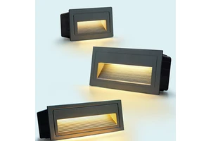 Outdoor Waterproof Corner Lamp Embedded square Courtyard Staircase Step Villa Corridor Led Step Foot Lamp