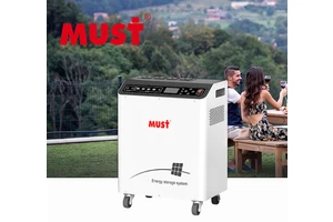 MUST Solar Station 1KW 3KW For Each Outdoor Use Inbuilt Lithuim Battery 2000wh 3000wh Back Up Portable Solar Energy System