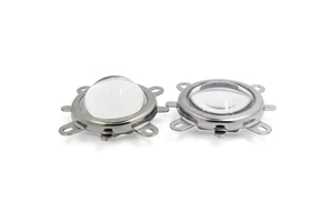 LED Lens Optical Glass with 44mm 60Degree Plastic Housing 50mm Reflector Collimator LED Magnifier