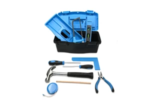 Junior Tool Kit With Colorful Tool Box