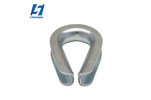 Wholesale High Quality Galvanized Carton Packaging Rigging Hardware From China Heavy Cast DIN6899 G411G414 Pipe Thimble Supply