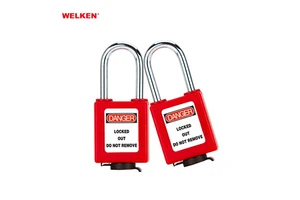 Unique Design Hot Selling ABS Dust-proof 38mm Shackle Safety Padlock for Loto