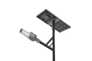 AurLUX 80W LED Solar Flood Light High Quality Outdoor Aluminum Long Service Life Warm White Color CE Certified IP65 Remote