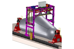 MIG Welding Machine for Aluminum and Stainless Steel tank Girth Welding/China Top Supplier