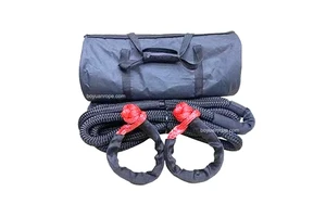 High Quality UHMWPE Soft Shackle High Strength Vehicles Off Road Towing Winch 16 Mm 50mm Strap Braided Tool Shackle Rope