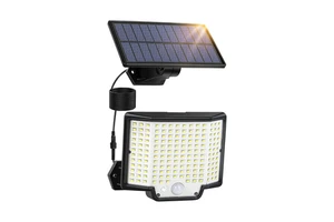 Outdoor Solar Spotlights Flood Wall Light with Remote Exterior Solar Lights Super Bright Solar Street Waterproof