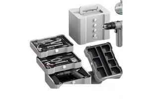 Maintenance Power Tools Complete Set Electric Drill Toolbox Tool Set Electrician Hardware Multi-Functional Household