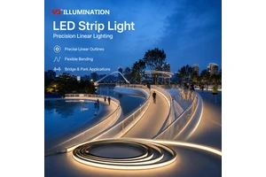 Outdoor IP67 Rated PVC Flexible LED Strip Light For Building Facade Lighting