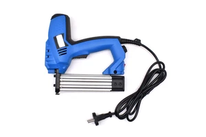 High Power Electric Nail Gun Stapler Portable Nailing Furniture Staple Gun for Frame F30 Woodworking Industrial Grade