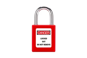 Short Steel Shackle 25mm Safety LOTO Padlock Lockout