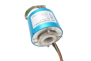 through bore slip ring, bore size 38.10mm(1.5"),Overall Diameter: 99mm(3.9"), slip ring rotary joint electrical connector