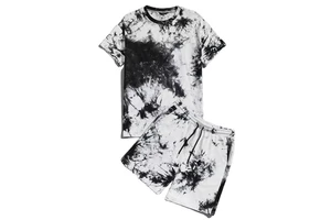 Summer Men Sets Shorts Sleeve T-shirts Shorts Sets 2 Pieces Custom Casual Summer Set Men's Wear