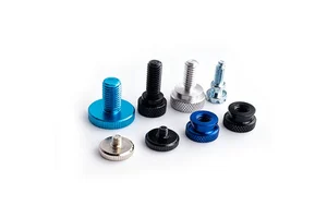 Stainless Steel Black Flat Hand Thumb Screw High Precision M3 M4 M5 M6 Aluminum Brass Knurled Thumb Screw