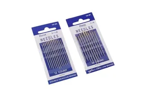 DIY Craft Household Repair Needle Stainless Steel Handmade Sewing Needle Self-threading Needles