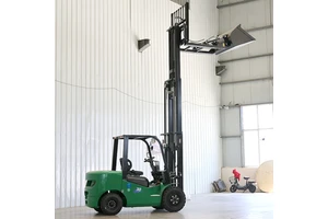 Factory LEAD LD-30EF 3T 4 Ton Lithium-Ion 4WD Hydraulic Side Shifter Shovel Bucket Attachment Stacker Lifter Electric Forklifts