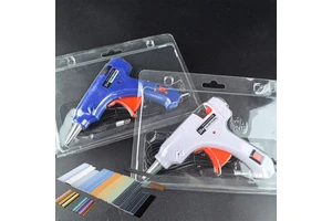 China Manufacturer European Standard 20w Hot Melt Glue Gun 7MM Packing DIY Professional Hot Glue Gun
