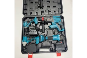 Electric Cordless Tool Set Combo 4 Kits 21v/48v Cordless Drills Battery DIY Electric Wrench Bit Holder