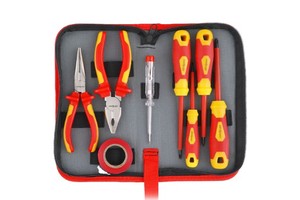 8pc 1000V VDE Pliers Screwdrivers OEM ODM Supported DIY Home Electricians Professional Electrical Insulated Hand Tool Kit Set