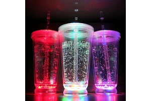 Flash Cup Flashing Glass Luminous Light LED Cup for Bar Night Club KTV Party