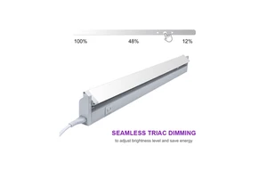 LED Batten Fixture Tube Lamp Shop Lighting Rotatable LED Strip Linear Lamp Flexible LED Light Batten