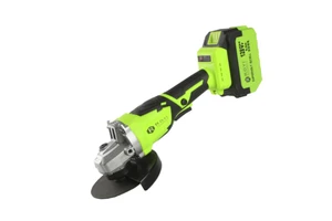 100mm Li-ion Brushless Cordless 1/2" Angle Grinder for Car Polishing, Wood Working Metal Furniture Cutting Angle Grinder
