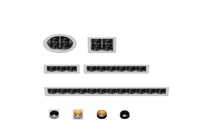 Modern Commercial LED Downlight Museum Exhibition Anti-Glare Adjustable Recessed Spotlight Dimmable with Aluminum Lamp Body