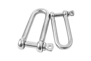 Marine Stainless Steel D Shackle Forged European Type for Boat Anchor Lifting Mining Applications ISO/CE Certified