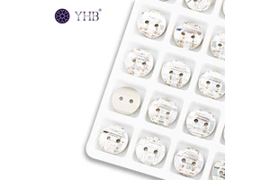 YHB Manufacturer Direct Sales Sewing Clothes Accessories Luxury Round Crystal Buttons