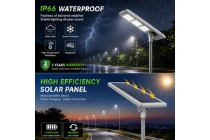 New Design IP66 Aluminum All-in-One LED Solar Street Lights for Road & Highway