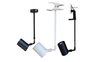 Exhibition Lighting COB Spotlights Telescopic Long Pole Exhibition Advertising Truss Clamp Long Arm LED Exhibition Light