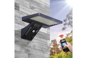 Solar LED Lamps 3 Size Available Dual Color Large Battery Capacity 4 Modes Solar Sensor Light Outdoor