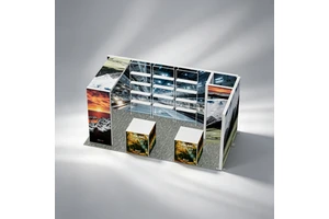 10 X20 Booth Layouts International Fairs and Exhibitions Custom Light Box Metal Rectangle stands