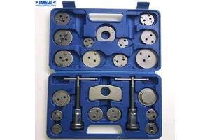 Podofo 13pcs Professional Front/Rear Disc Brake Caliper Tool Set Wind Back Tool Kit Iron Hand Hard Case Repair Tools