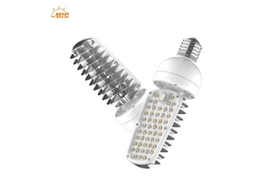 High Lumen LED Retrofit Street Light Bulb E39 Base Horizontal Corn Lamp for Post Top and Shoebox Fixtures