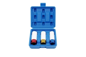 Pneumatic Chrome Protective Plastic Sleeves and Shallow Broach Socket Set