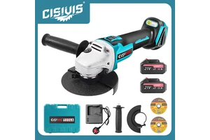 Hot Sale Brushless Angle Grinder Machine 21V 125 mm Cordless Angle Grinder with Trigger Switch for Industrial & Home DIY
